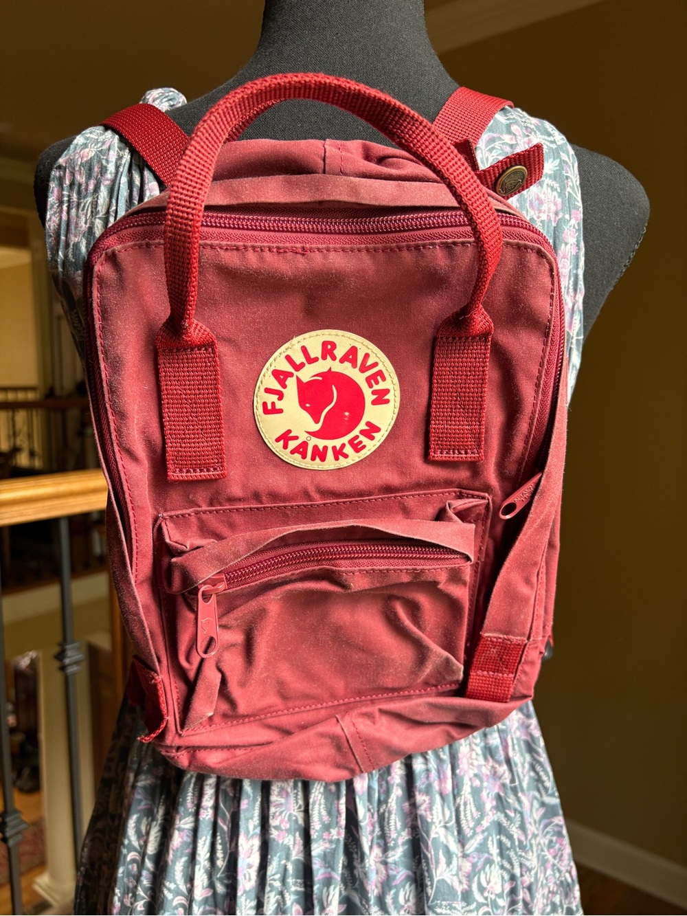 Fjallraven Kanken Mini Backpack Ox Red